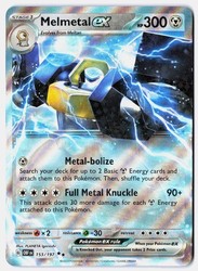 Melmetal ex 153/197 Obsidian Flames Double Rare Holo