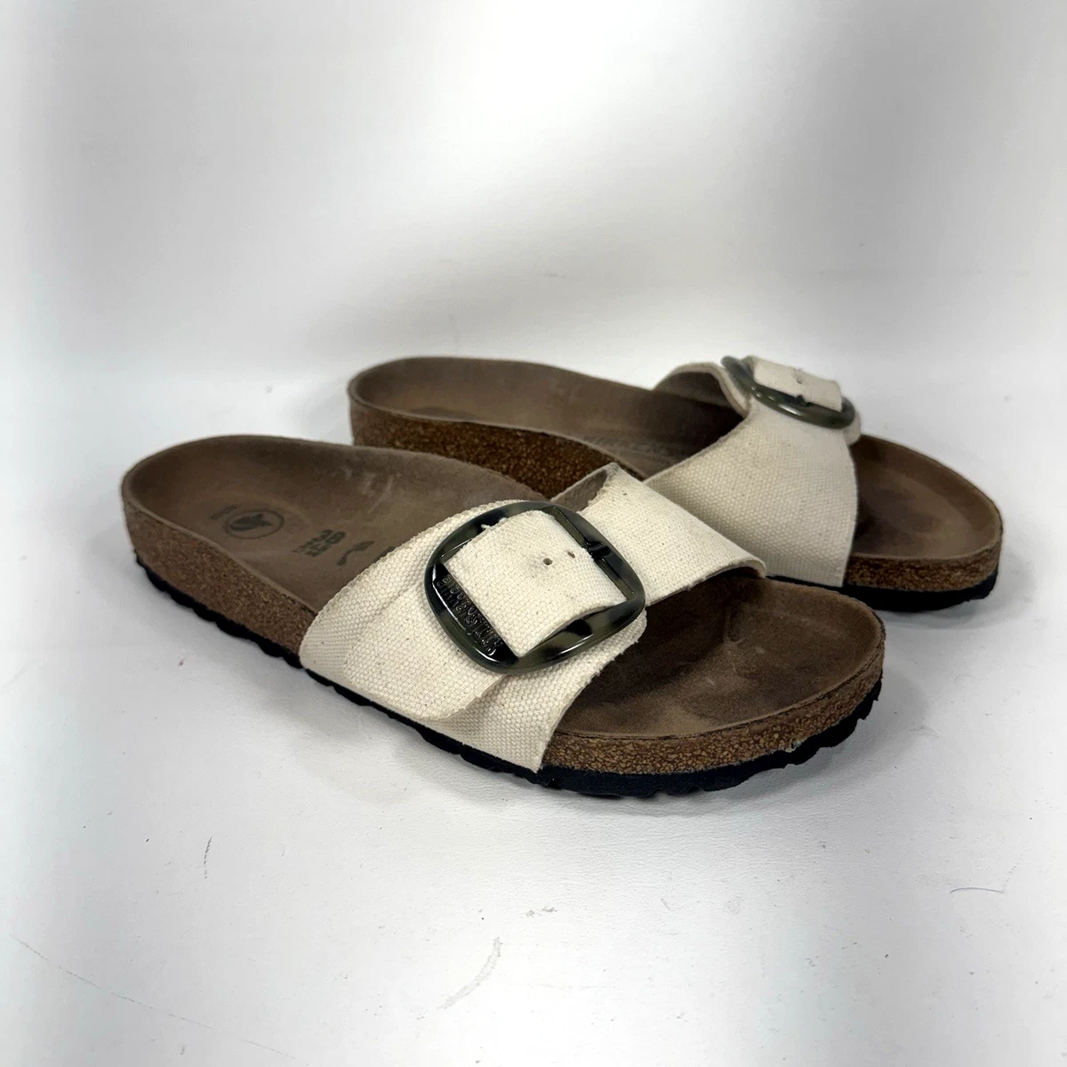 BIRKENSTOCK 1774 Madrid one-strap leather sandals Size 11-11.5 (EUR 44) $469.00 1774 Milano Leather Patent Leather in Color Golden Olive  main image 2