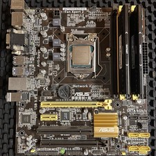 ASUS B85M-E MicroATX Motherboard Intel Core i7-4790 8GB DDR3 LGA1150 Combo