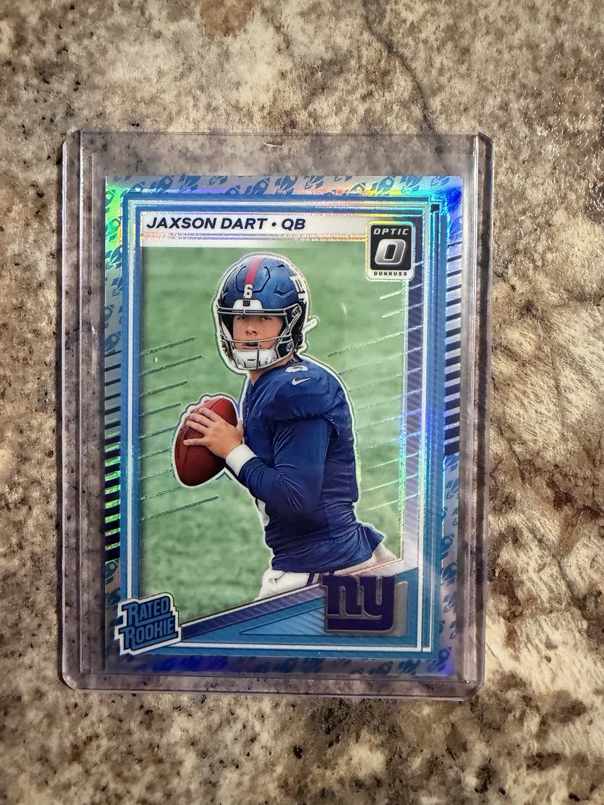 Panini 2025 Donruss Optic Rocket Emoji Jaxson Dart Rated Rookie Prizm #273
