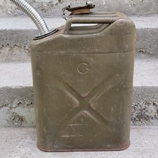Metal Jerry Can Vintage Us Army 1953 Green Russakov W New Spout Usa Military Can