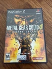 Sony Playstation 2 PS2 Metal Gear Solid 3 Game