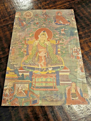 Tibetan Thangka Color Painting Vintage Book Print Giuseppe Tucci Tibet Buddhist