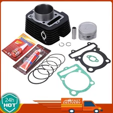 Cylinder Piston Gasket Top End Rebuild Kit For Yamaha Big Bear Kodiak 400 USA