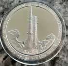 2019 Apollo 11 50th Anniversary 1 oz .999 Fine Silver Round # 3910