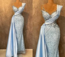 Sparkling Sequin Wedding Dresses Elegant One Shoulder Mermaid Bridal Gowns