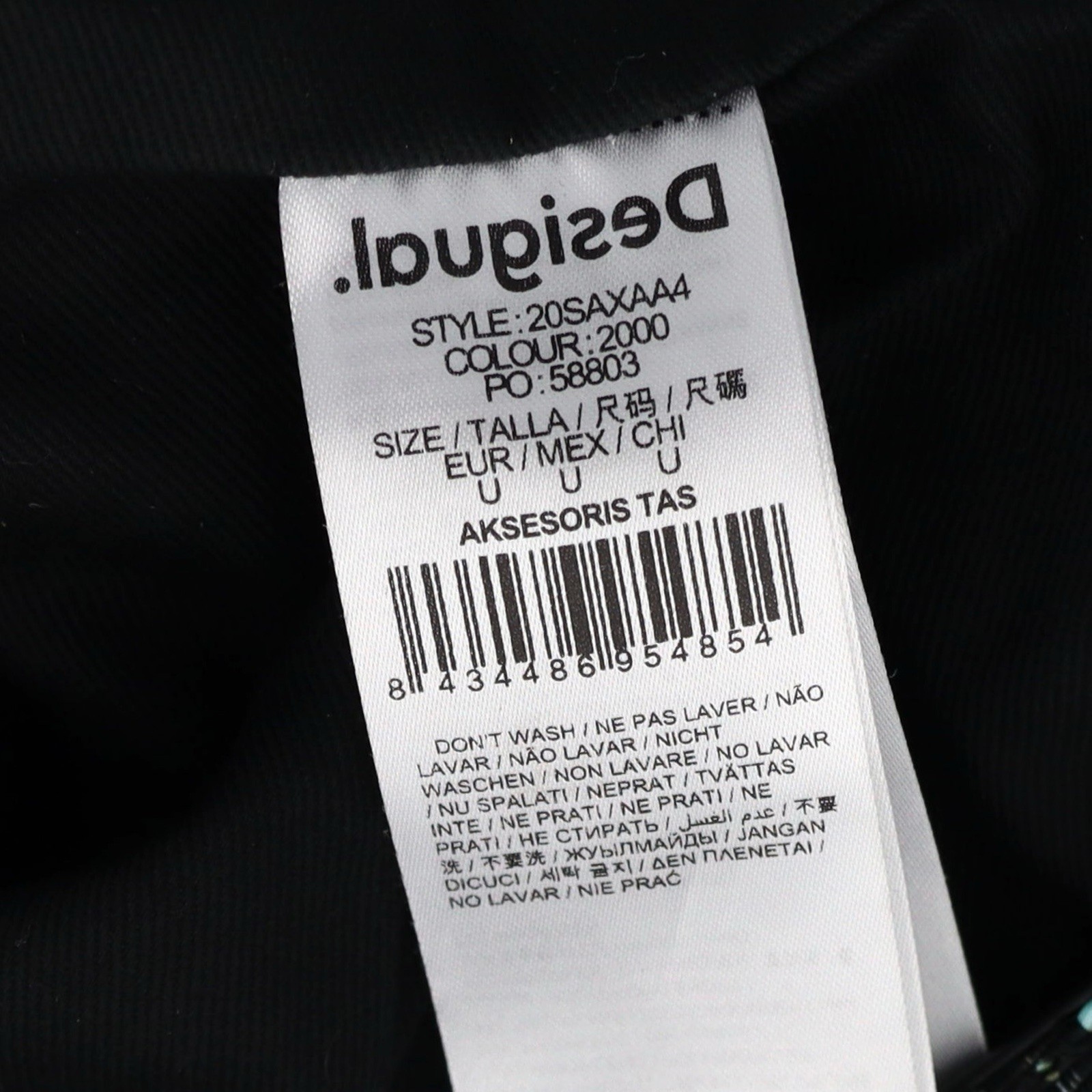 Desigual Large Patchwork Handbag Embroidered Text… - image 17