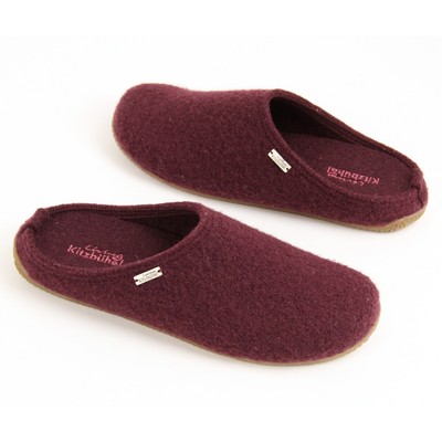 New Women's LIVING KITZBUHEL Merlot Wool   Slipper Size US7/EU38