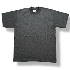 Pro Club Heavyweight Cotton Short Sleeve Gray Crew Neck T-Shirt Men's LARGE