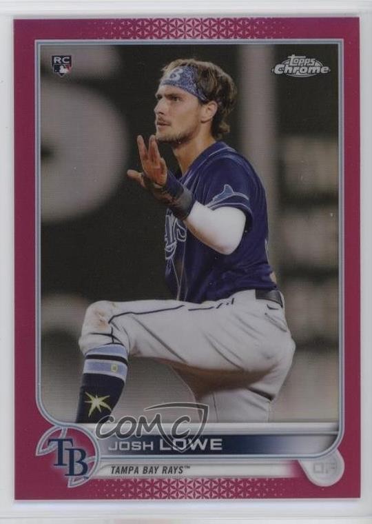 2022 Topps Chrome Magenta Refractor 217/399 Josh Lowe #83 g2d