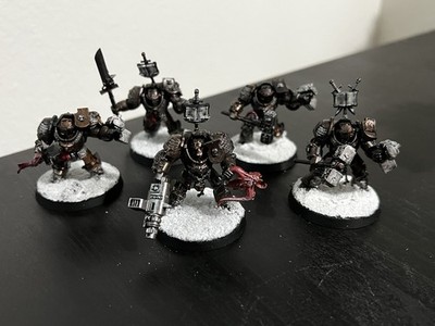 Warhammer 40k Grey Knights x5 Terminators Paladin Squad Painted GW
