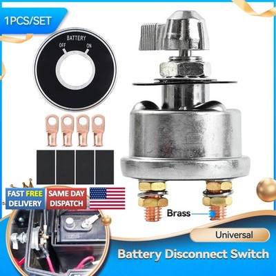 Master Battery Quick Disconnect Power Cut Shut Off Switch 300A 12/24V Heavy Duty