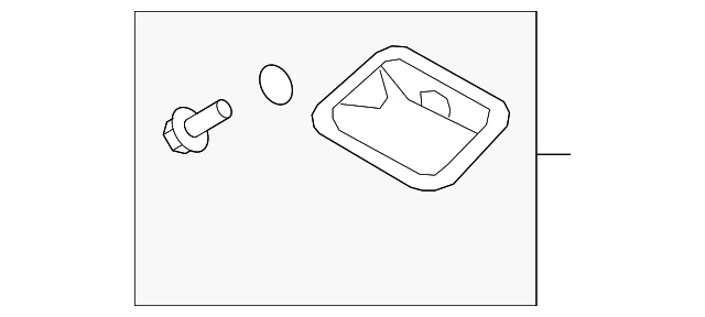 Cacerola de aceite de motor original 11110JF01A Foto 2 de 3