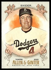 2021 Topps Allen & Ginter Duke Snider Brooklyn Dodgers #88