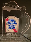 Vintage Pabst Blue Ribbon PBR Plastic Stein Light Up Beer Sign 15” X 11” Works !