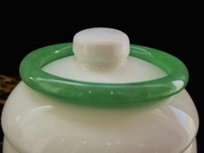 Certified Natural Grade AIce Burmese Green Jade jadeite bracelet bangle 57MM3384