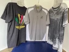 Men's 2 Indy 500 T-Shirts M + XL Plus 1 Brickyard Polo Size Large