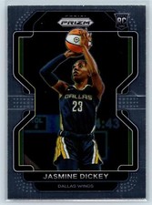 Jasmine Dickey 2022 Panini Prizm WNBA RC Dallas Wings #41