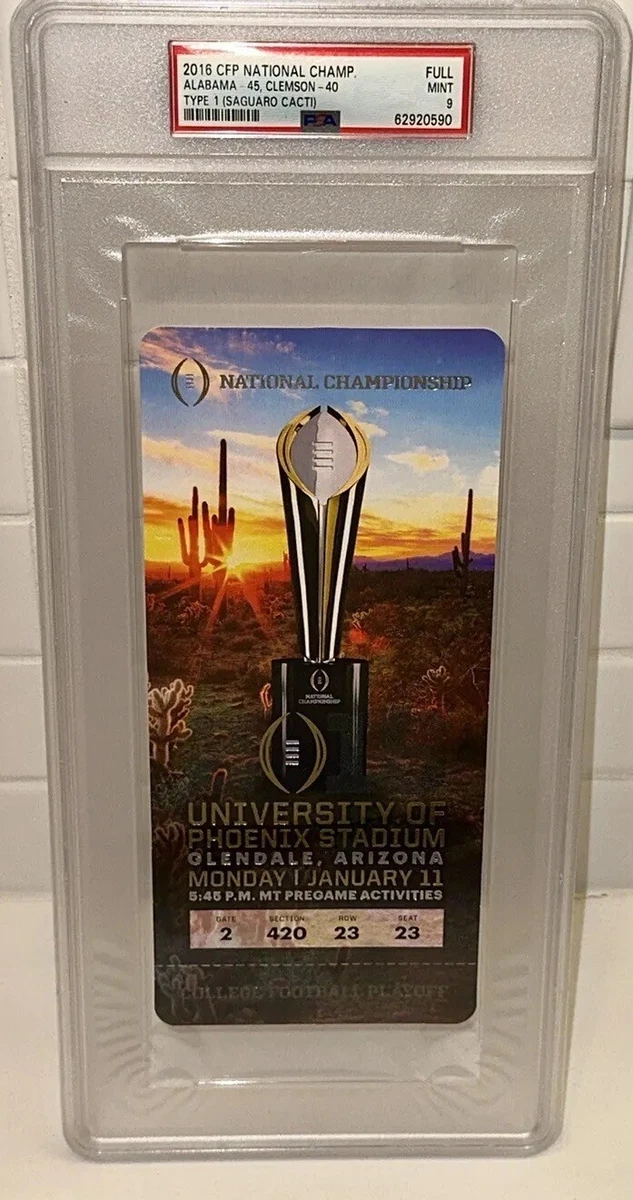 College Football National Championship Ticket Stub for sale | eBay