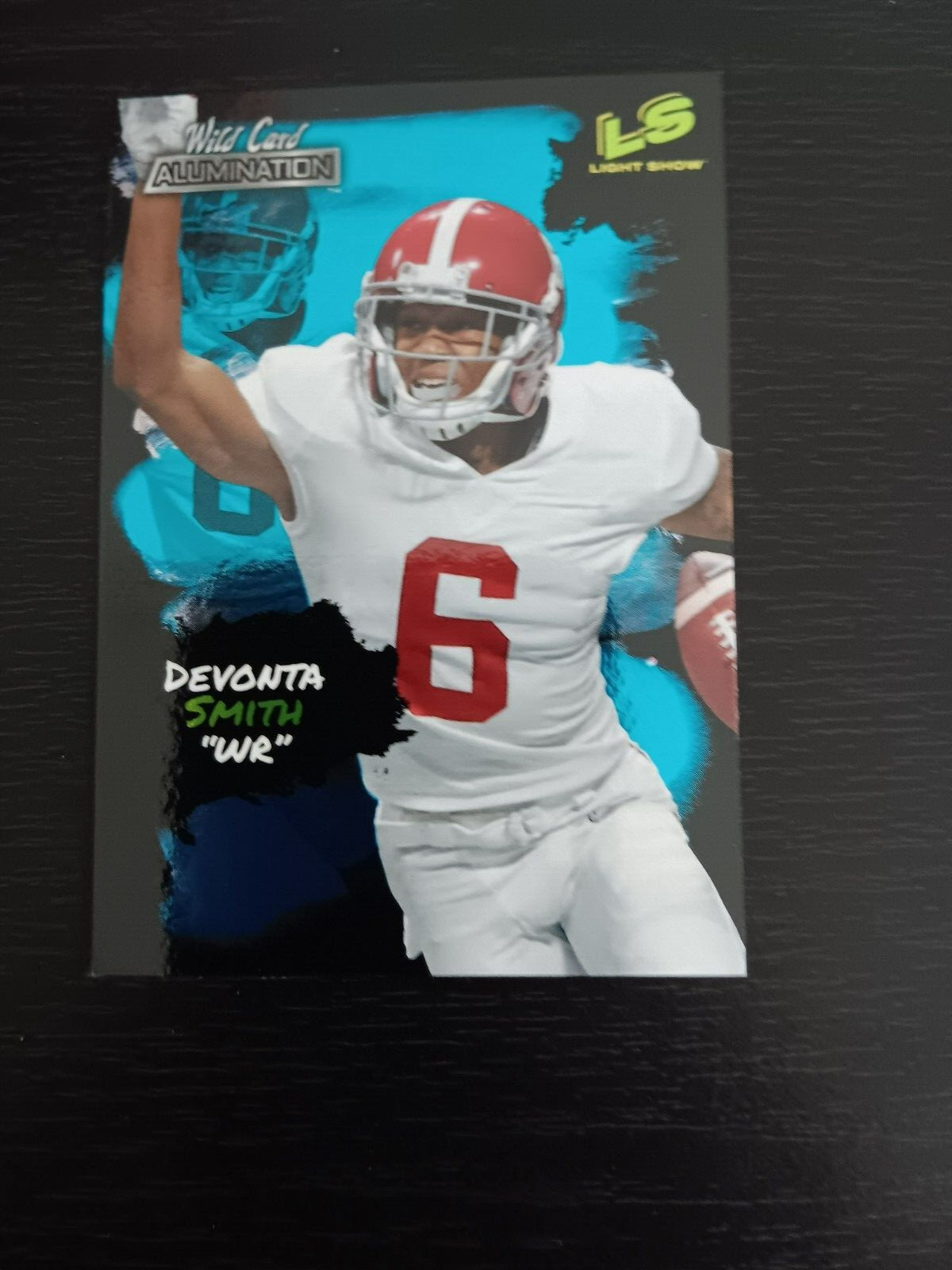2021 Wild Card Alumination Light Show Blue Devonta Smith #LS16 Rookie RC