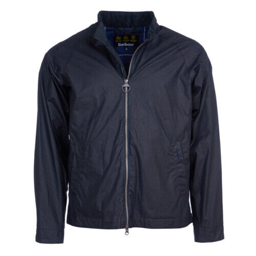 1 Crest 80s Vintage Barbour Solway Zipper C38 (44in) Waxed 1 Crest 80s Vintage Barbour Solway Zipper C38 (44in) Waxed