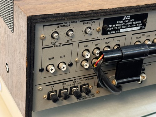 Récepteur FM-AM stéréo vintage 4 canaux JVC 4VR-5436 - Photo 18/23