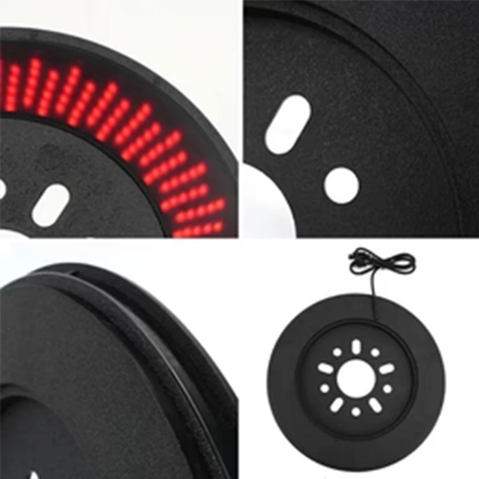 For Jeep Wranglers JK JKU 07-18 Spare Tire Brake Light LED Red Third Brake Light Foto 4 de 4