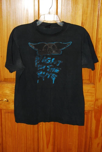 Aerosmith Night In The Ruts Concert T-shirt Vintage Siz 1970s vintage concert t-shirt, vintage, size L, single stitch, B+ condition