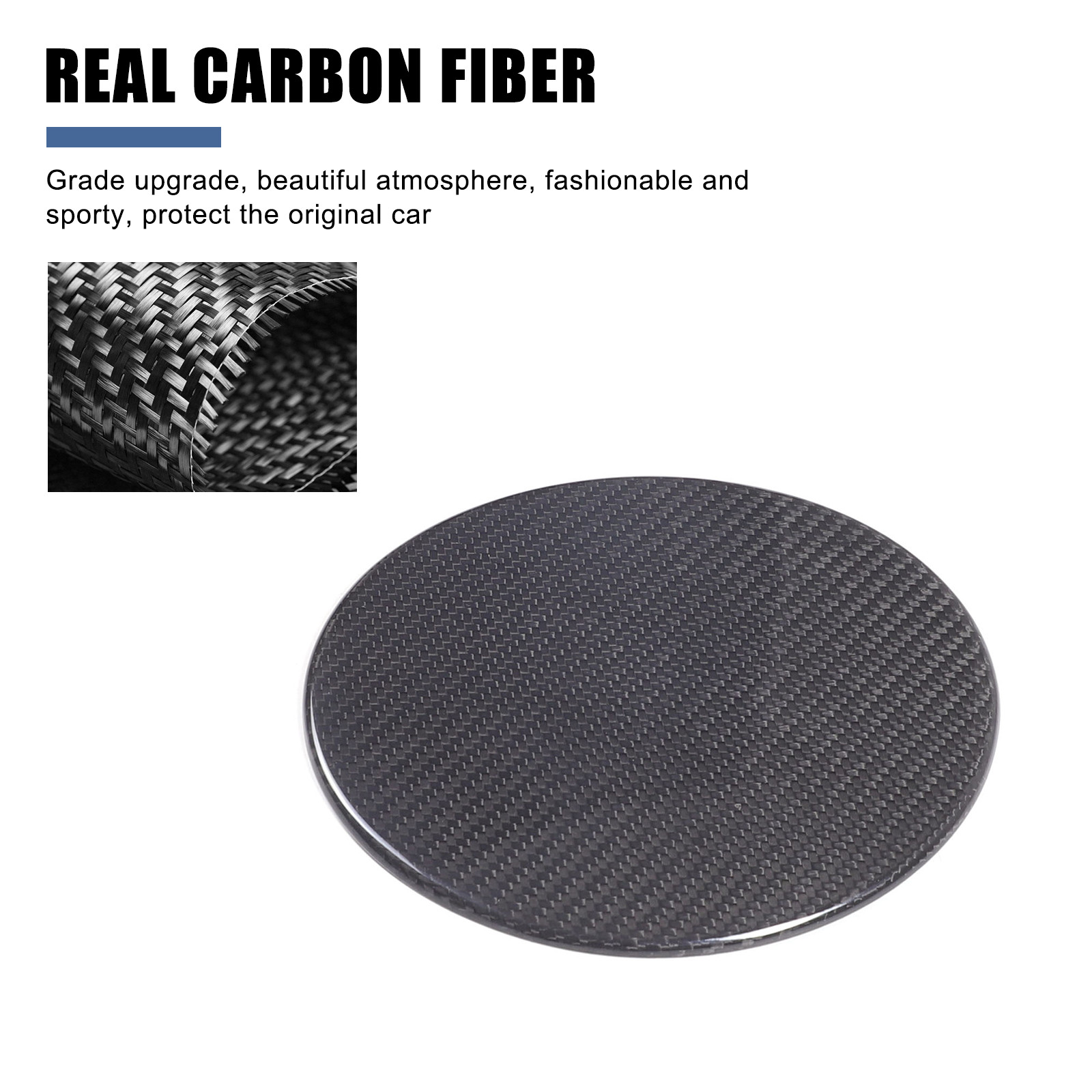 Real Carbon Exterior Tank Fuel Gas Cap Cover Trim For Lotus Emira V6 i4 2022-25