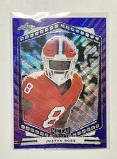 2022 Leaf Metal Draft #P-JR1 - Justyn Ross Purple Wave