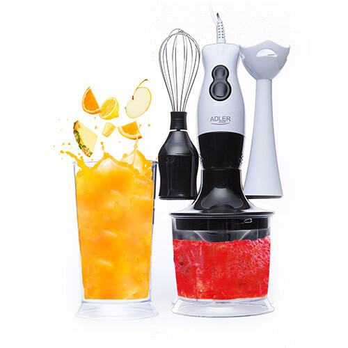 Batidora De Mano + Set 500W Cuchilla Acero Inoxidable 2 Velocidades - Blanco/Negro En Oferta Batidora De Mano Licuadora 200W 2 Velocidades Super Oferta Por Liquidación !!!!