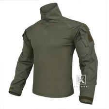 KRYDEX G3 Combat Shirt Men's Uniform Clothing Elbow Pads Paintball Ranger Green