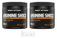 (Eur 105,92/Kg) 2Er-Pack Arginine Shock Body Attack 2 X Dose 180 Kapseln