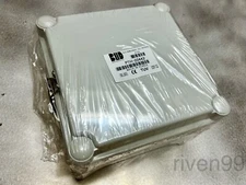 BUD 7x7x5" Hinged Latching Enclosure + Backplate, Grey Box, Outdoor NEMA 4X IP67