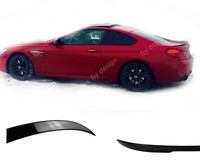 Heckspoiler Passend FüR BMW 6Er F13: Schwarz Lackierter Heckspoiler