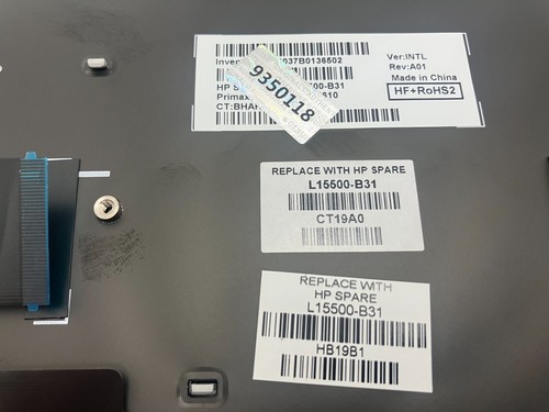 L15500-B31 Genuine NEW Backlit EU Keyboard for HP EliteBook 830/735 G5 #9350118 - Afbeelding 4 van 4