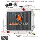 For 74-85 Toyota Corolla KE30 KE38 KE55 KE70 Petrol AT 2 Core Aluminum Radiator