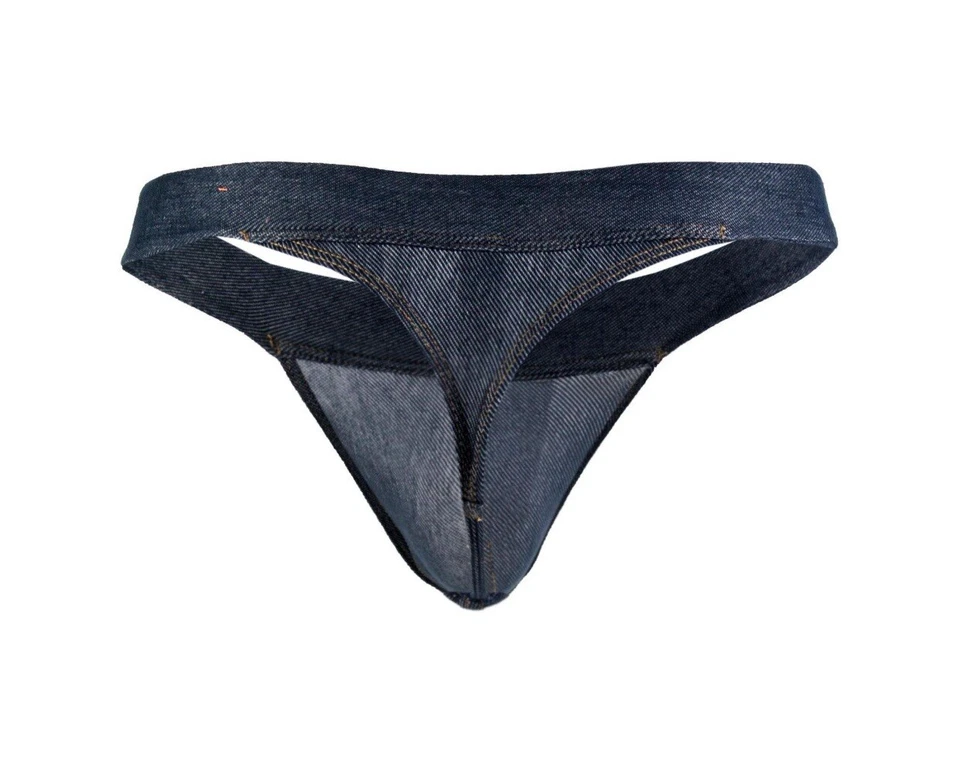 Candyman Denim Thong Blue 99338 Size Medium - Image 3 of 4