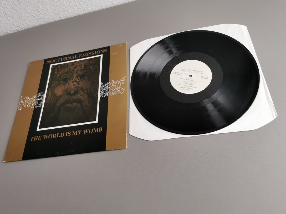 NOCTURNAL EMISSIONS original Vinyl LP The World Is My (1987