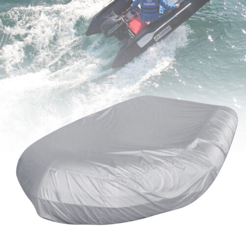Boat Cover Heavy Duty Trailerable Rigid Inflatable Boat Dinghy Tender Cover US - Foto 1 di 11