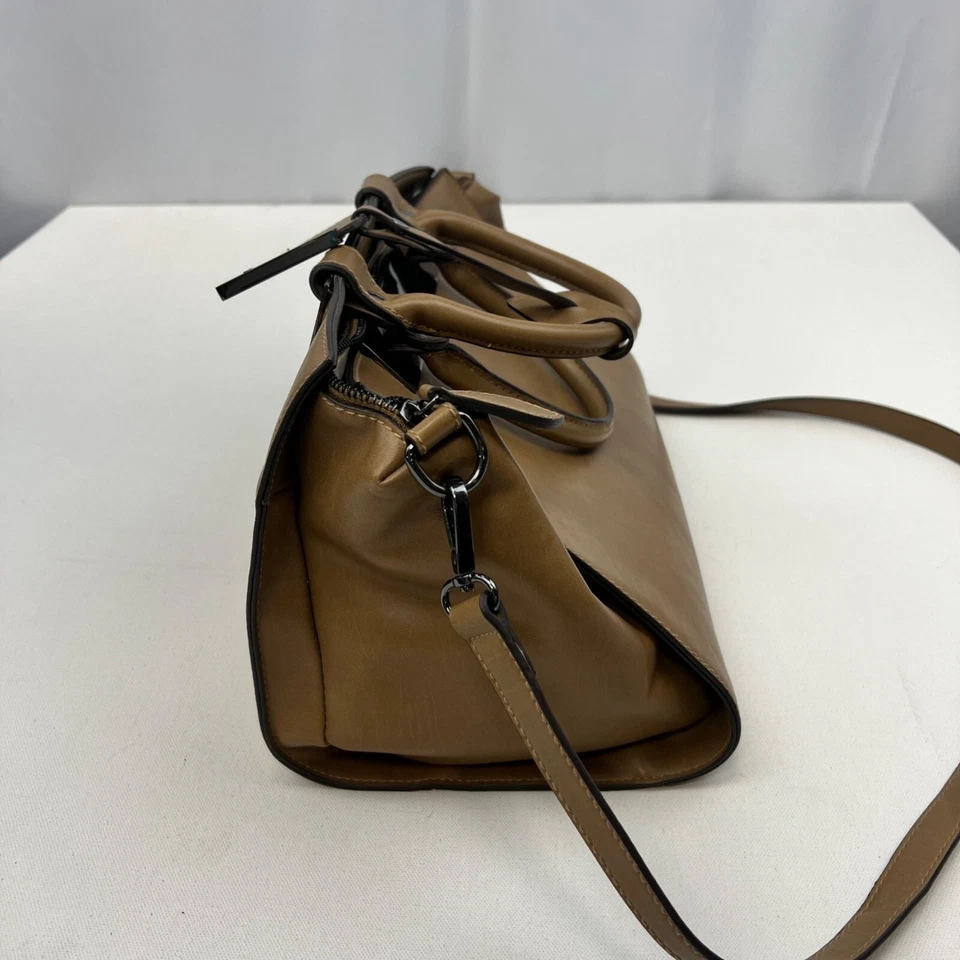 The Limited Handbag Satchel Brown Removable Strap Inner Pockets - Image 3 of 4