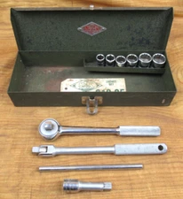 S-K SK Tools U.S.A. (11) Pc. 3/8" Drive Socket / Ratchet Set