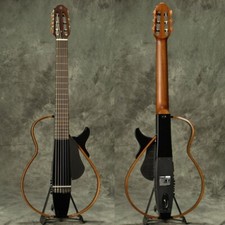 Yamaha SLG200N TBL Silenziosa Chitarra Elettrica Acustica Modello Corda Nylon con Borsa Gig