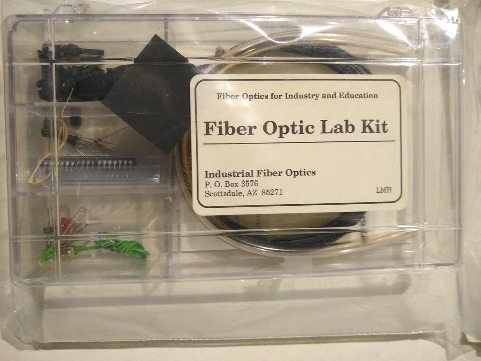 Industrial Fiber Optics IF-LMH Fiber Optic Lab Manual and Lab Kit for ...