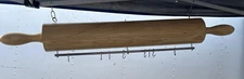 One of a Kind Huge Custom Wooden Rolling Pin Pot Hanger 53”