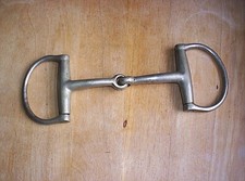 Vintage Used Never Rust Made in England Dee Snaffle Bit 4 3/4" Mouth