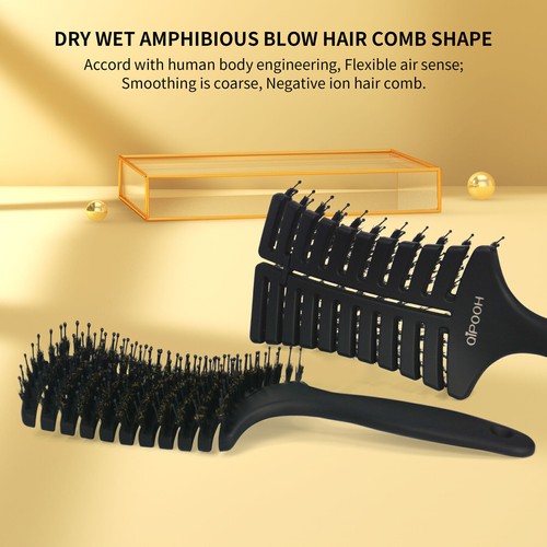 Hair Women Scalp Massage Comb Hair Brush Detangling Hairbrush NylonS95bbU - Picture 6 of 12