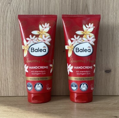 (99,95 /L) Balea Hand Cream Handcreme Glamorous Moment Set Vegan 2x100ml