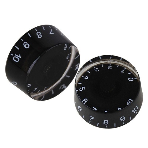 4 Pcs Guitar Control Speed Tone Volume Knobs for Gibson Les Paul Parts Black BS - Picture 2 of 5