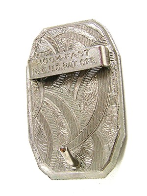 Vintage AL School Bus Car Belt Buckle By HOOK FAST REG US PAT. OFF